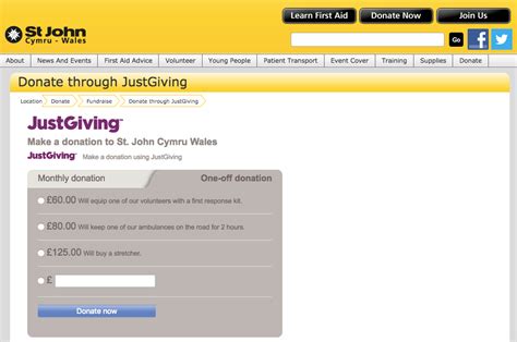 justgiving uk site.